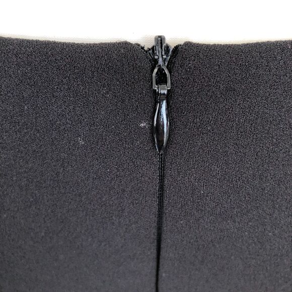 Zara Black Mini Dress with Fringe Sleeves - Picture 8 of 14